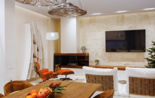 интерьер-гостиной-White appartment